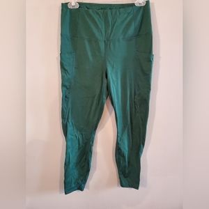 Member's Mark athletic leggings, green, large